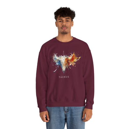 Taurus Bull Heavy Blend™ Crewneck Sweatshirt | Zodiac Line