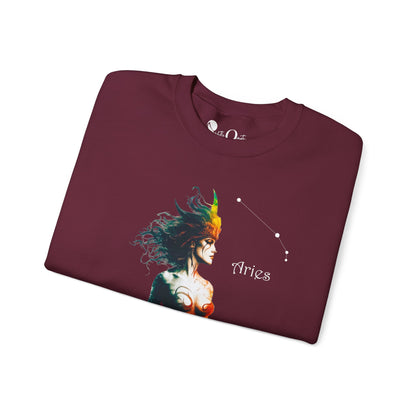 Aries Heavy Blend™ Crewneck Sweatshirt | Zodiac Line