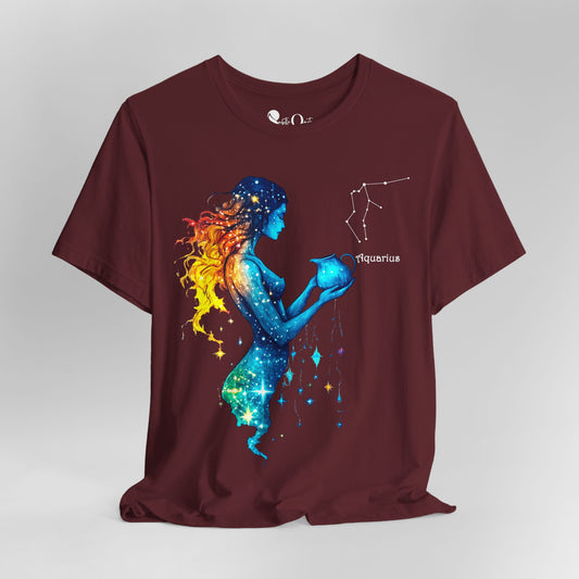 Aquarius Dark | Zodiac T-Shirt