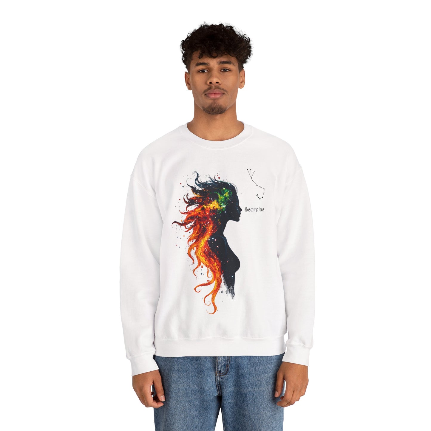Scorpio Heavy Blend™ Crewneck Sweatshirt | Zodiac Line