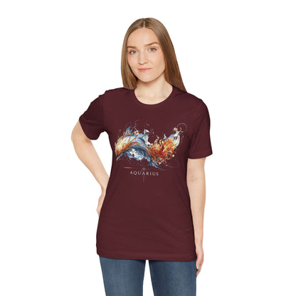 Aquarius Dolphin Dark | Zodiac Line