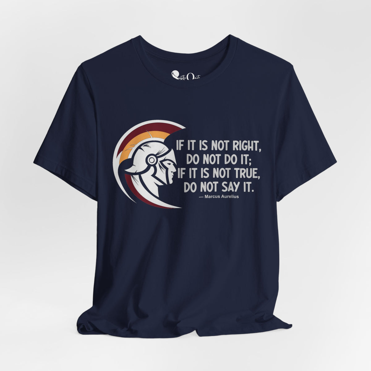 Stoic Standard | Marcus Aurelius Navy T-Shirt
