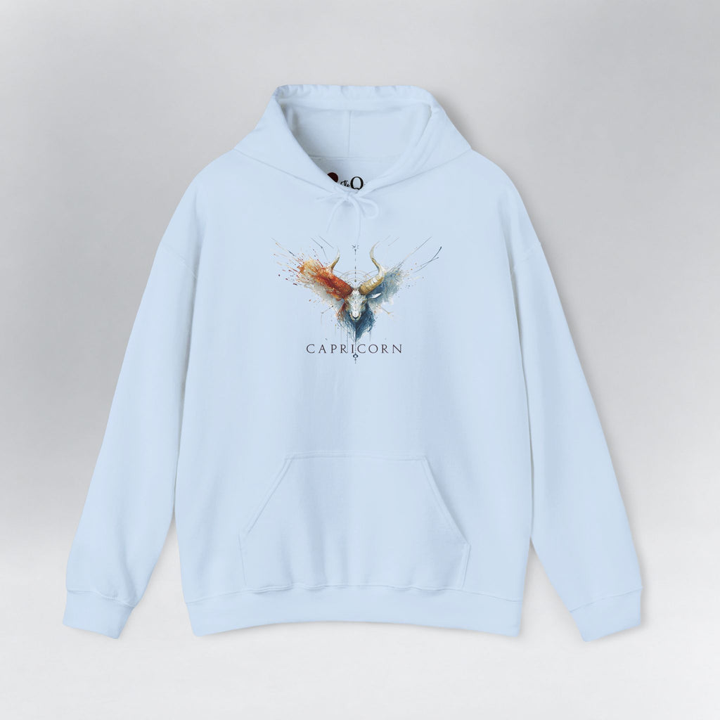 Capricorn Ibex Zodiac Hoodie Light Blue Hoodie