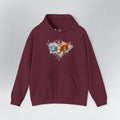 Aries Ram Zodiac Hoodie Maroon Hoodie