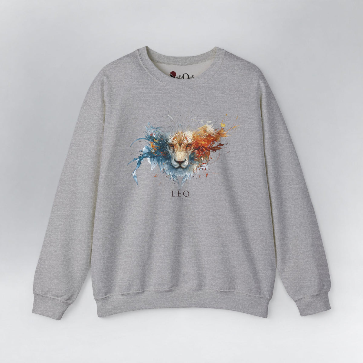Leo Lion Zodiac Sweatshirt Sport Grey Sweatshirt