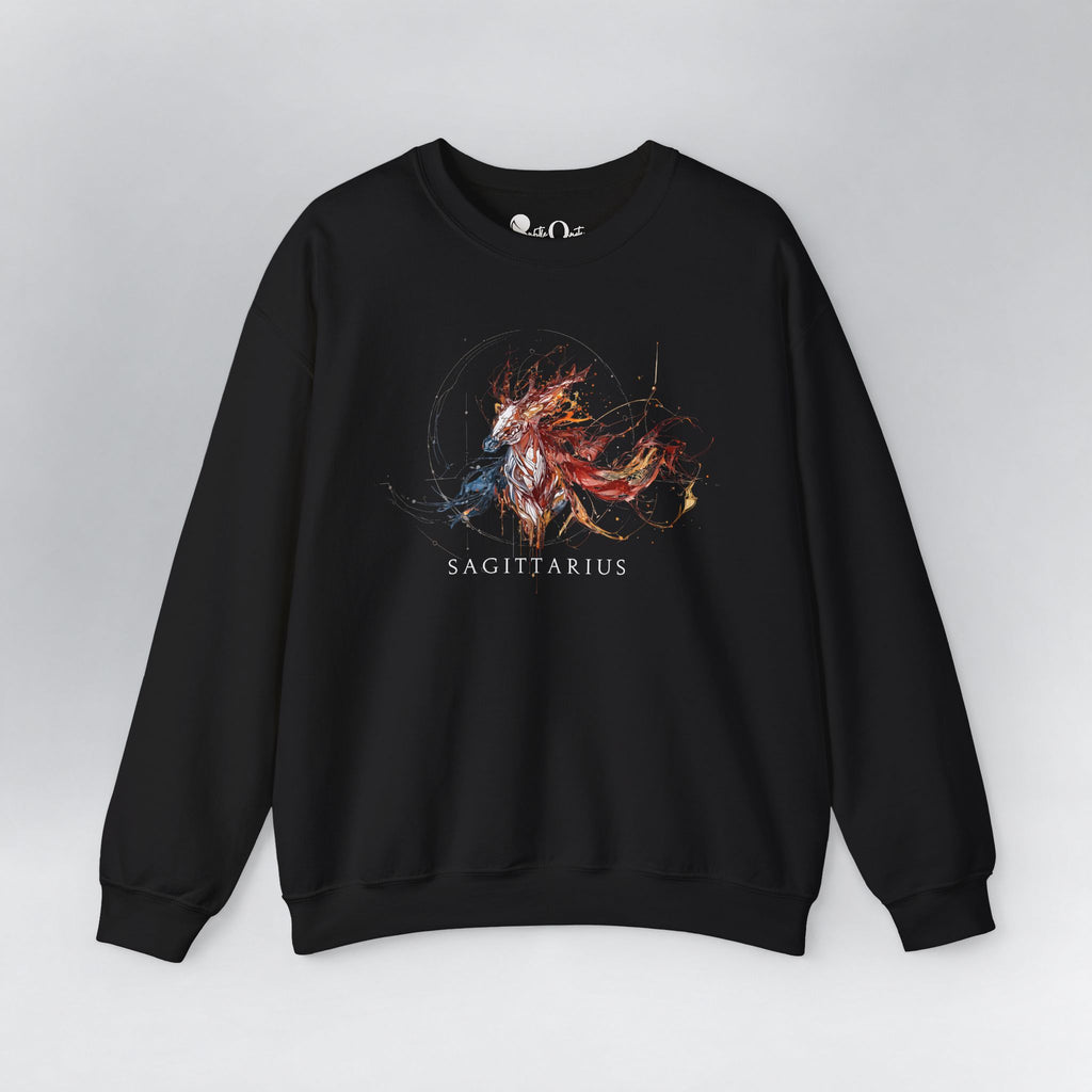 Sagittarius Horse Zodiac Sweatshirt Black Sweatshirt