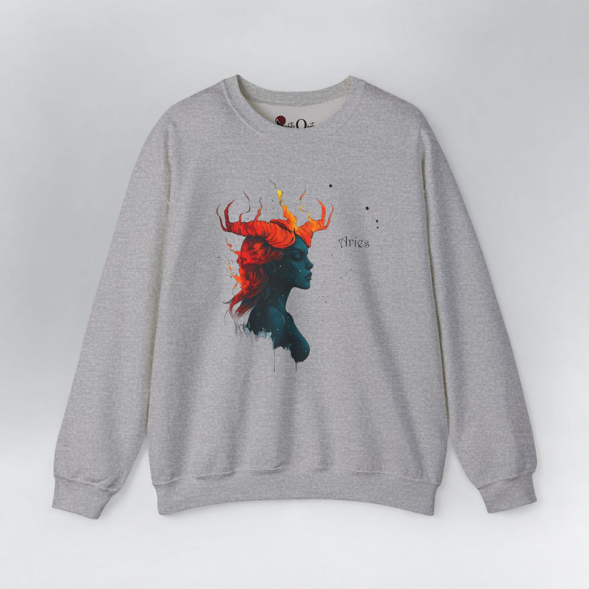 Aries I Zodiac Sweatshirt Sport Grey Sweatshirt