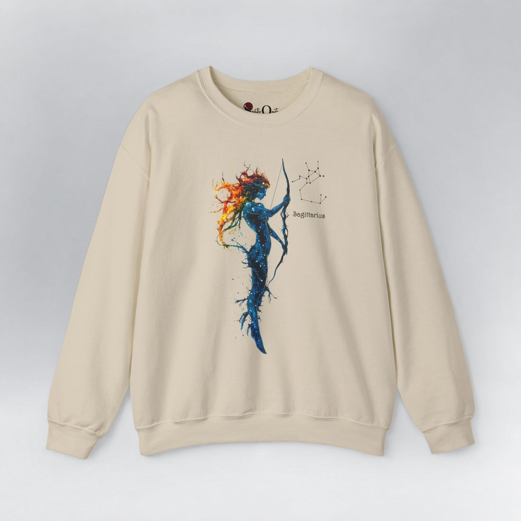 Sagittarius I Zodiac Sweatshirt Sand Sweatshirt