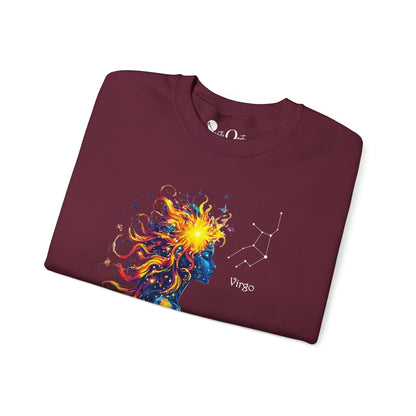 Virgo Goddess Astraea Heavy Blend™ Crewneck Sweatshirt | Zodiac Line