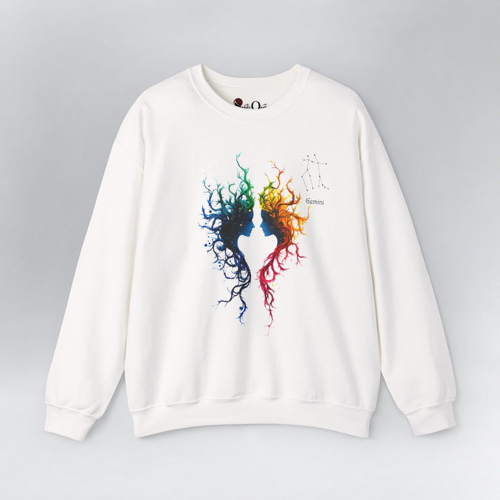 Gemini Zodiac Sweatshirt White Sweatshirt