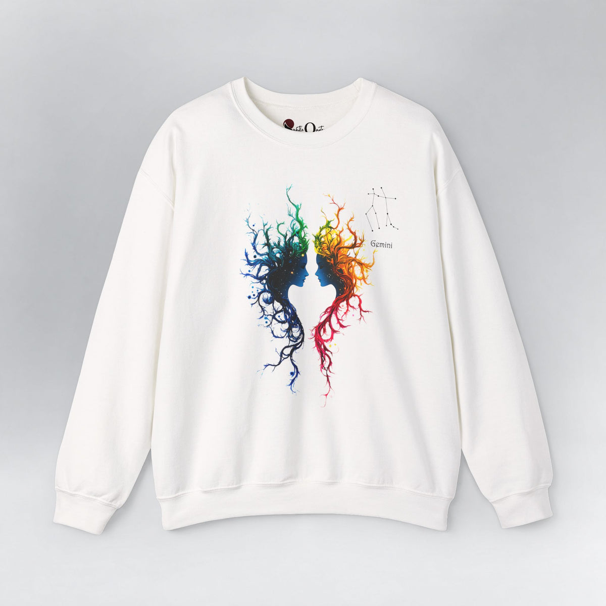 Gemini Zodiac Sweatshirt White Sweatshirt
