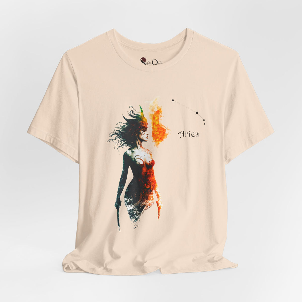 Aries Zodiac T-Shirt Soft Cream T-Shirt