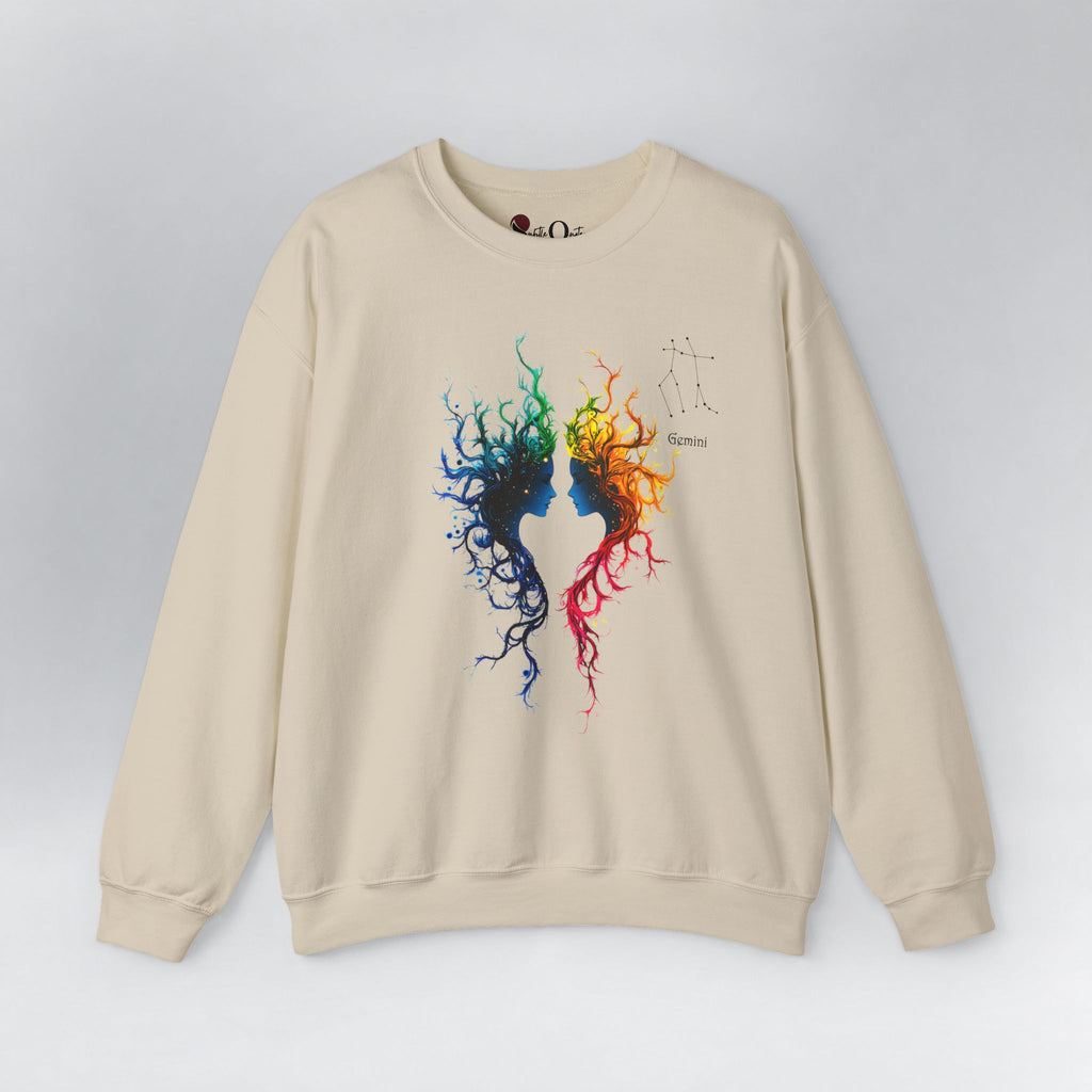 Gemini Zodiac Sweatshirt Sand Sweatshirt