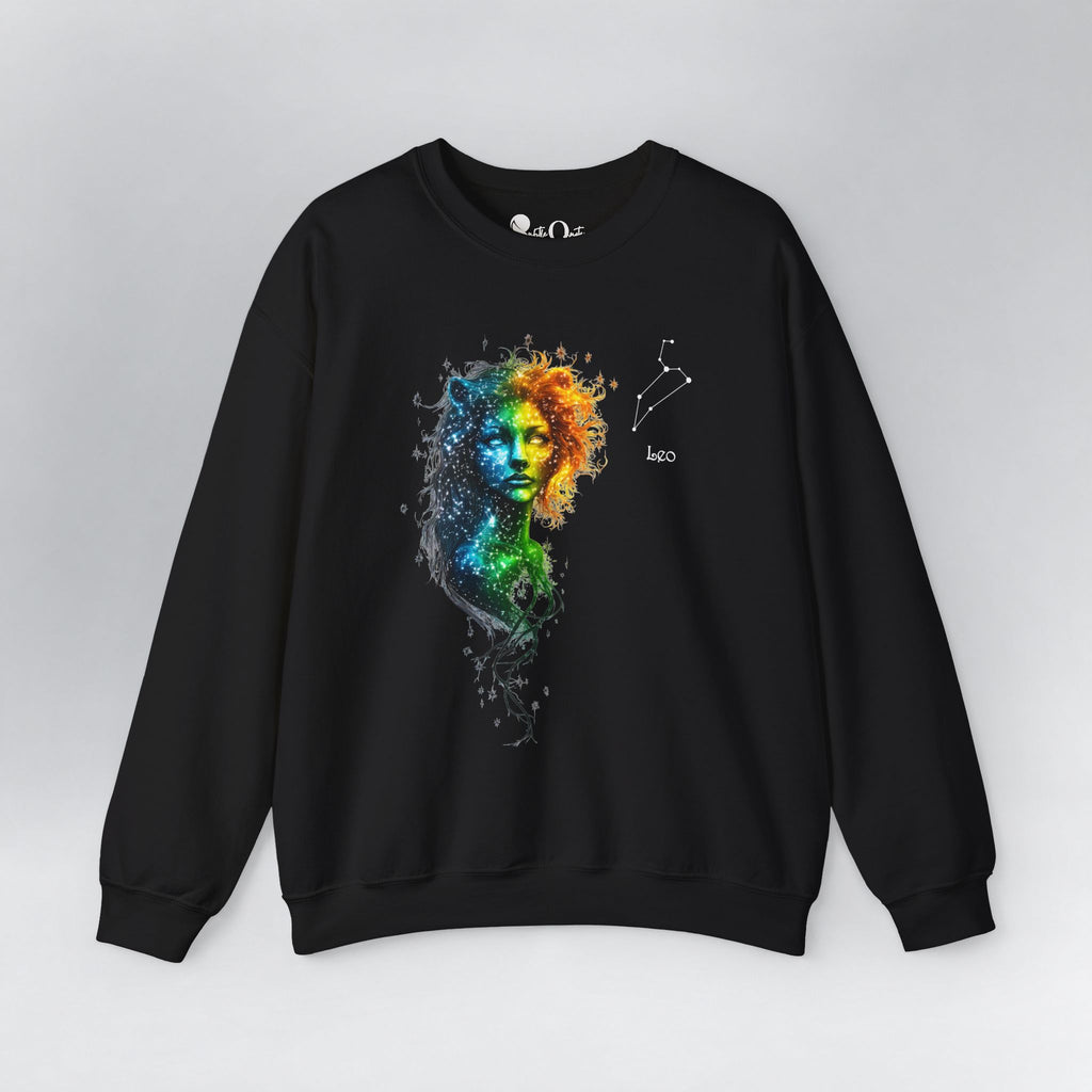 Leo Zodiac Sweatshirt Black Sweatshirt