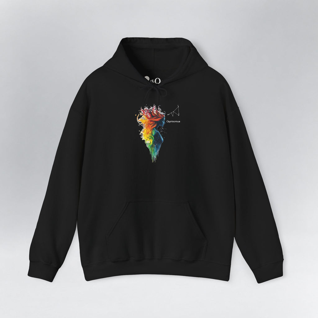 Capricorn Goddess Hestia Zodiac Hoodie Black Hoodie