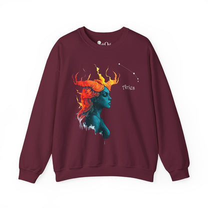 Aries I Heavy Blend™ Crewneck Sweatshirt | Zodiac Line