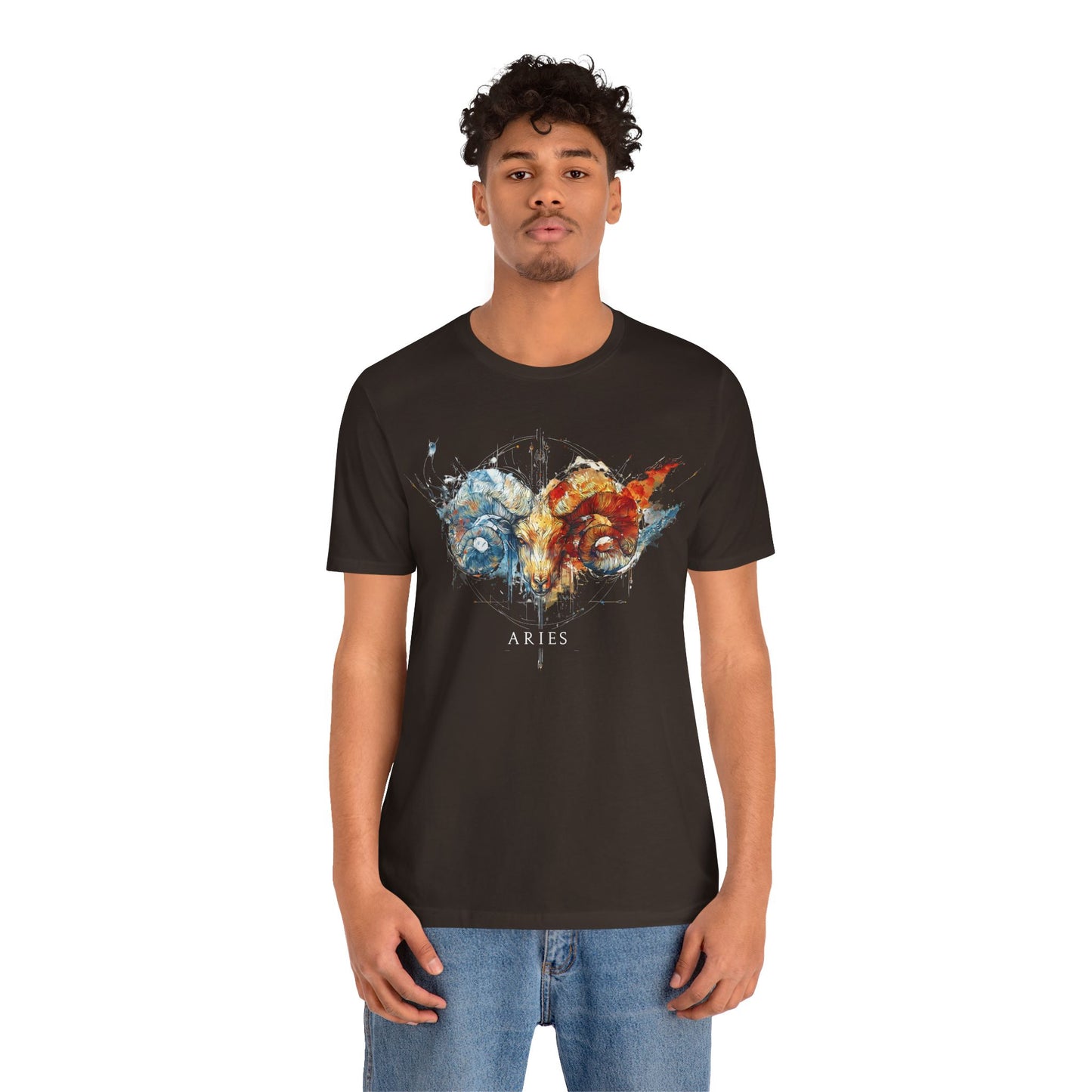Aries Ram Dark | Zodiac Line