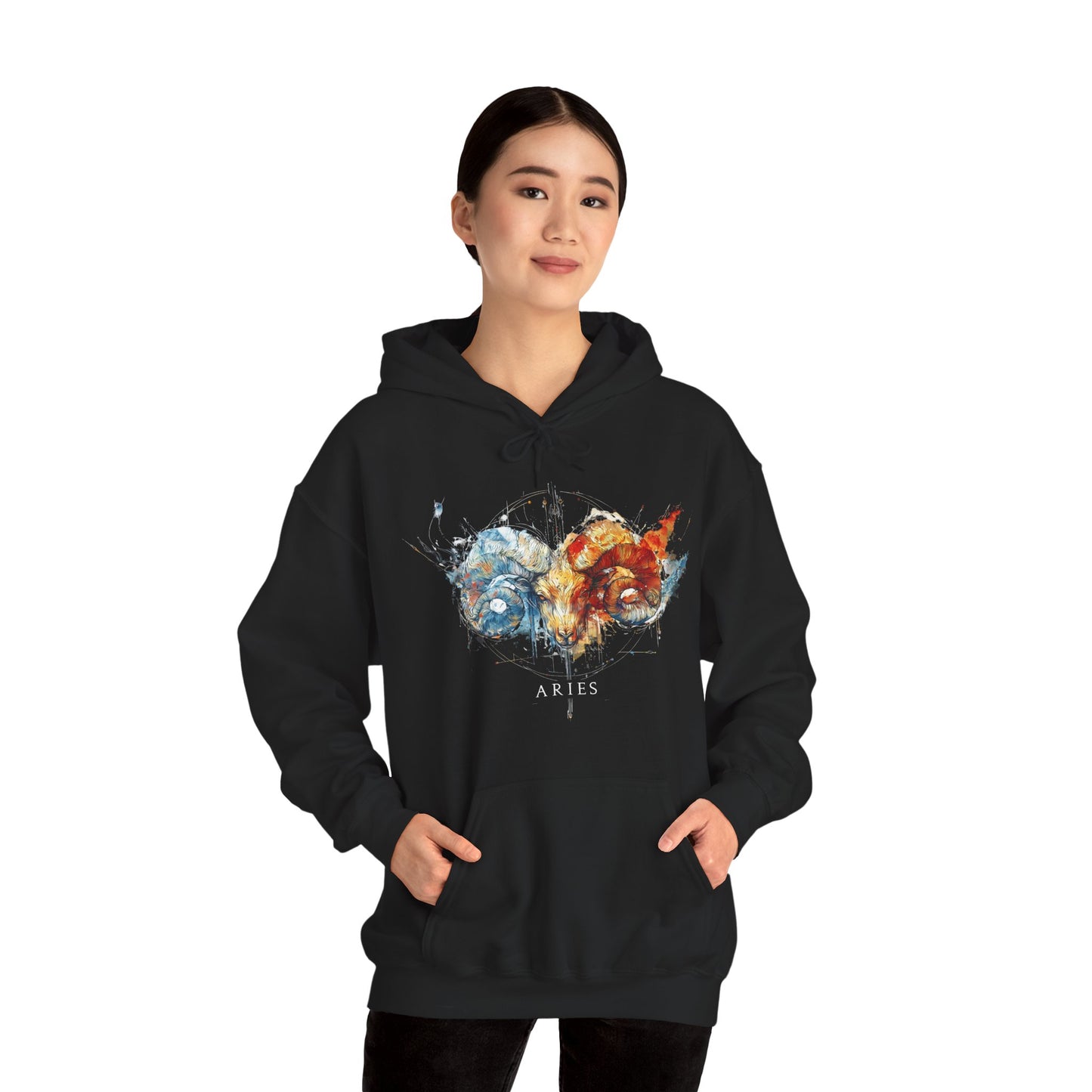 Aries Ram Heavy Blend™ Hoodie  | Zodiac Line