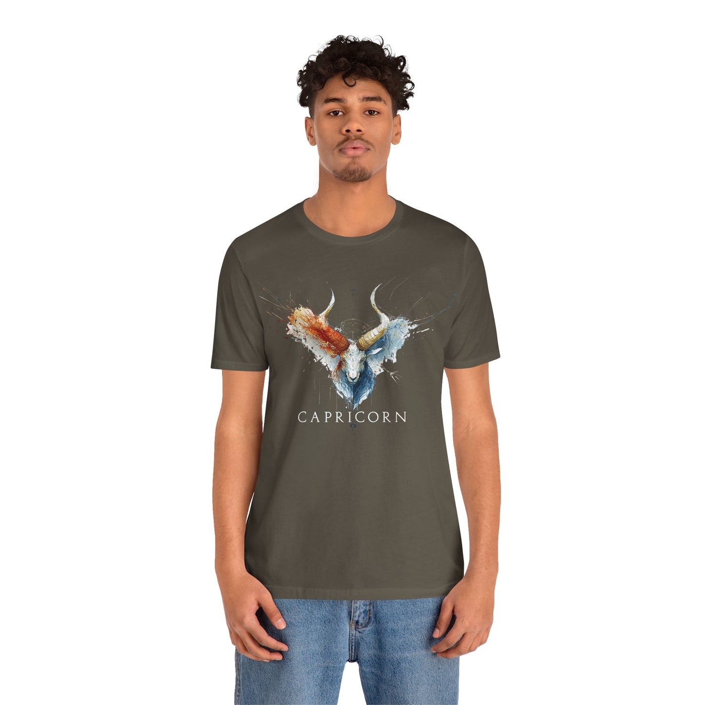 Capricorn Ibex Dark | Zodiac Line