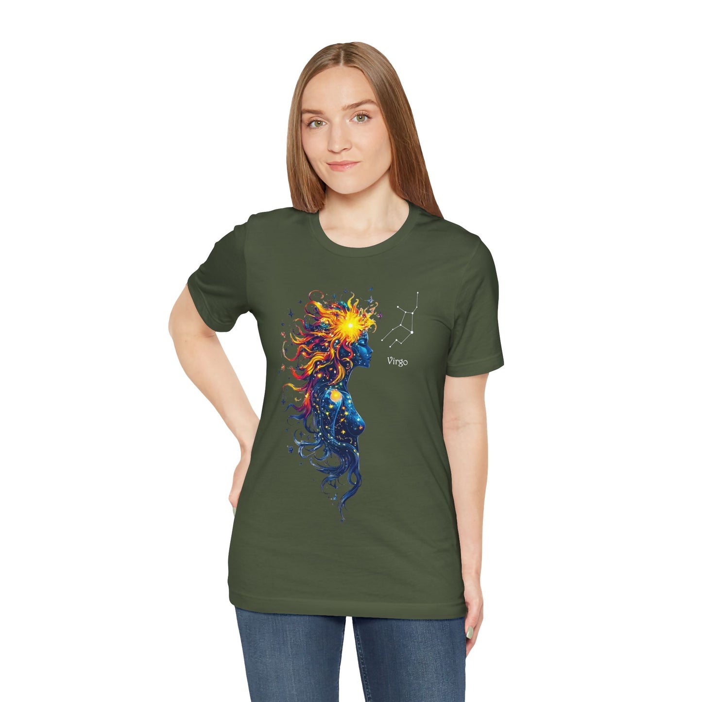 Virgo Goddess Astraea Dark | Zodiac Line