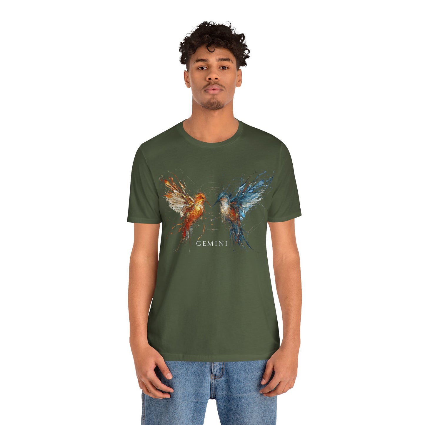Gemini Hummingbird Dark | Zodiac Line