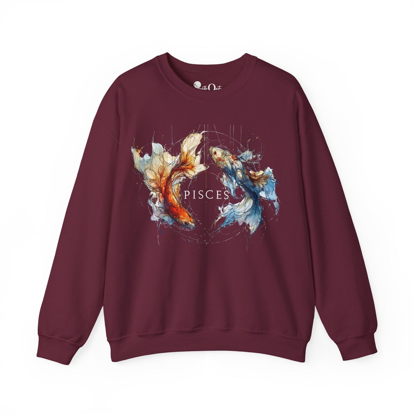Pisces Koi Fish Heavy Blend™ Crewneck Sweatshirt | Zodiac Line