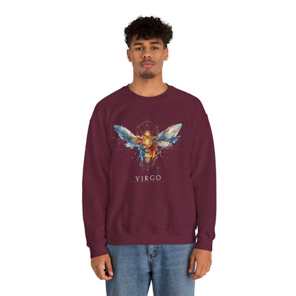Virgo Honeybee Heavy Blend™ Crewneck Sweatshirt | Zodiac Line