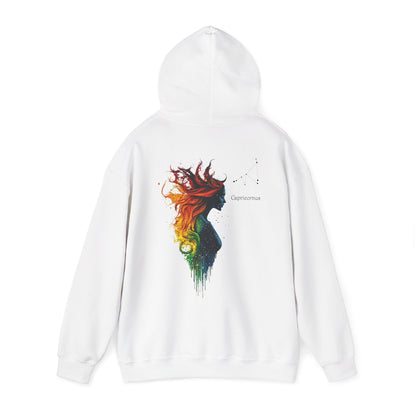 Capricorn Goddess Hestia Zodiac Hoodie White Hoodie