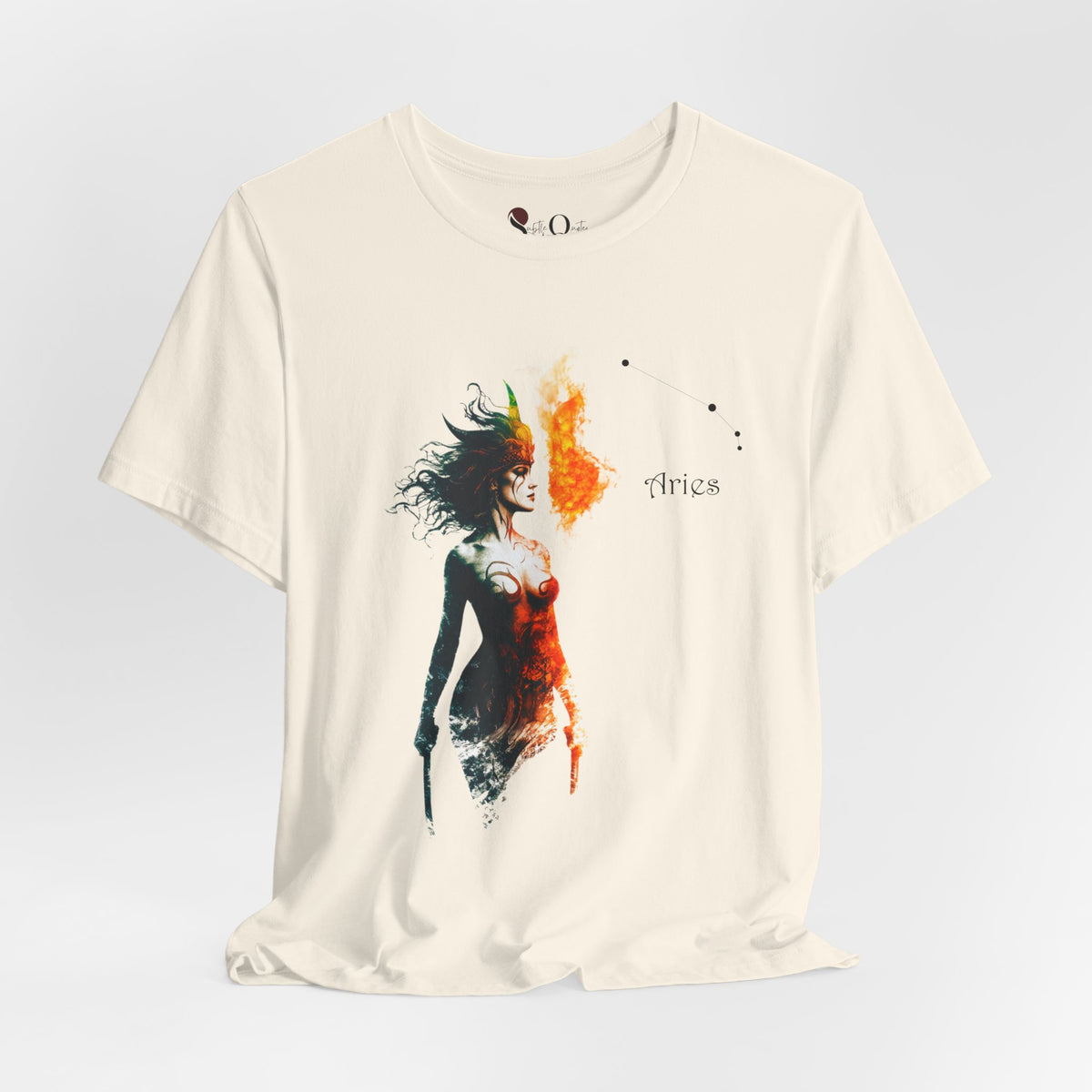 Aries Zodiac T-Shirt Natural T-Shirt