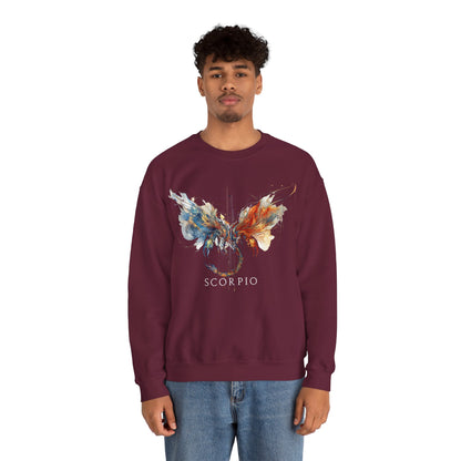 Scorpio Scorpion Heavy Blend™ Crewneck Sweatshirt | Zodiac Line