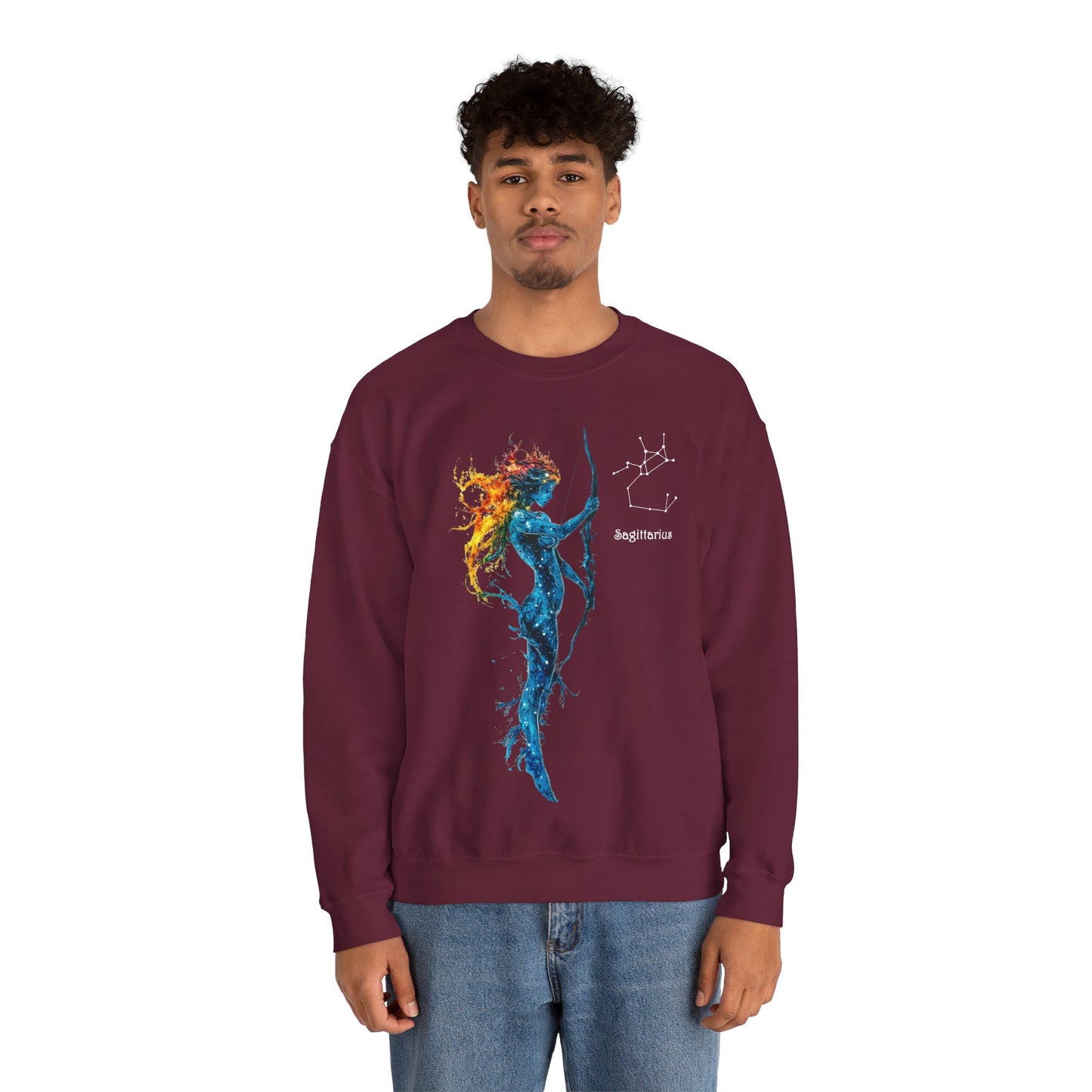 Sagittarius I Heavy Blend™ Crewneck Sweatshirt | Zodiac Line
