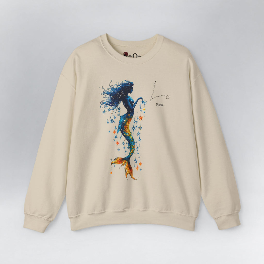 Pisces Zodiac Sweatshirt Sand Sweatshirt