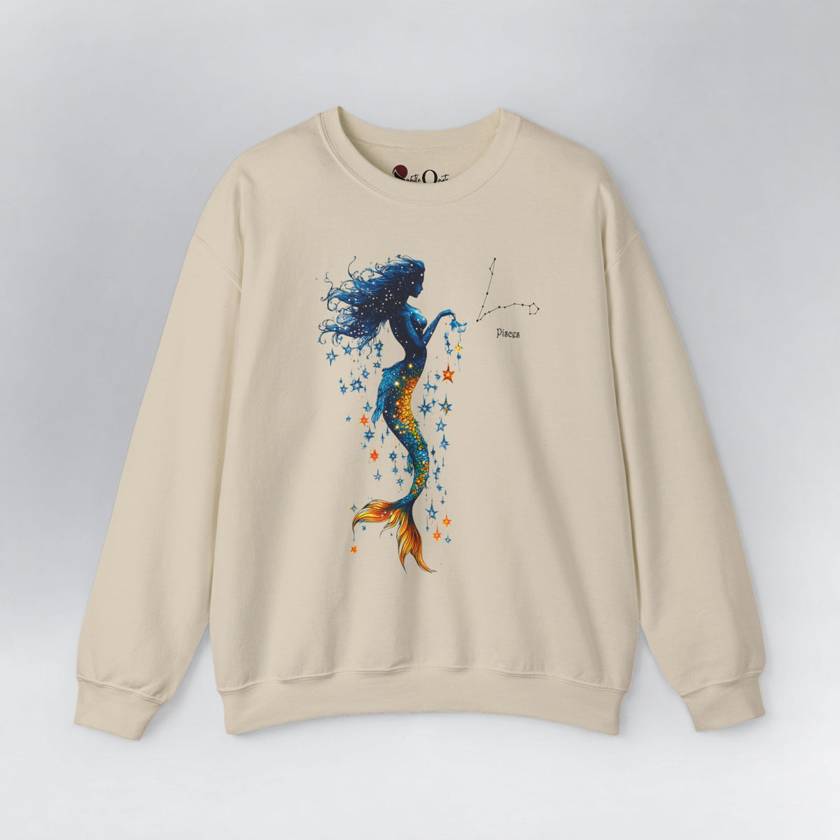 Pisces Zodiac Sweatshirt Sand Sweatshirt