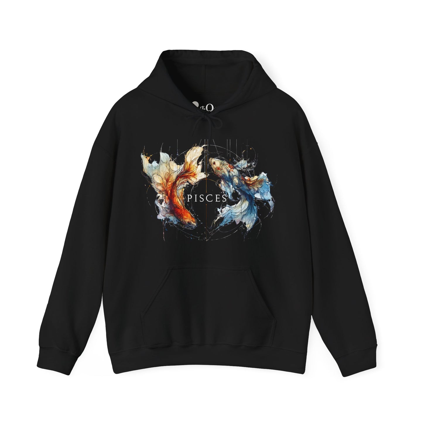 Pisces Koi Fish Heavy Blend™ Hoodie  | Zodiac Line