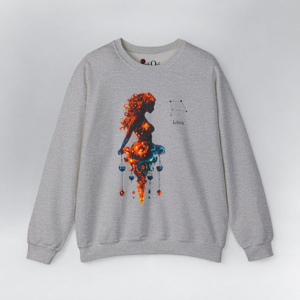 Libra Zodiac Sweatshirt Sport Grey Sweatshirt