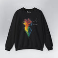 Capricorn Goddess Hestia Zodiac Sweatshirt Black Sweatshirt