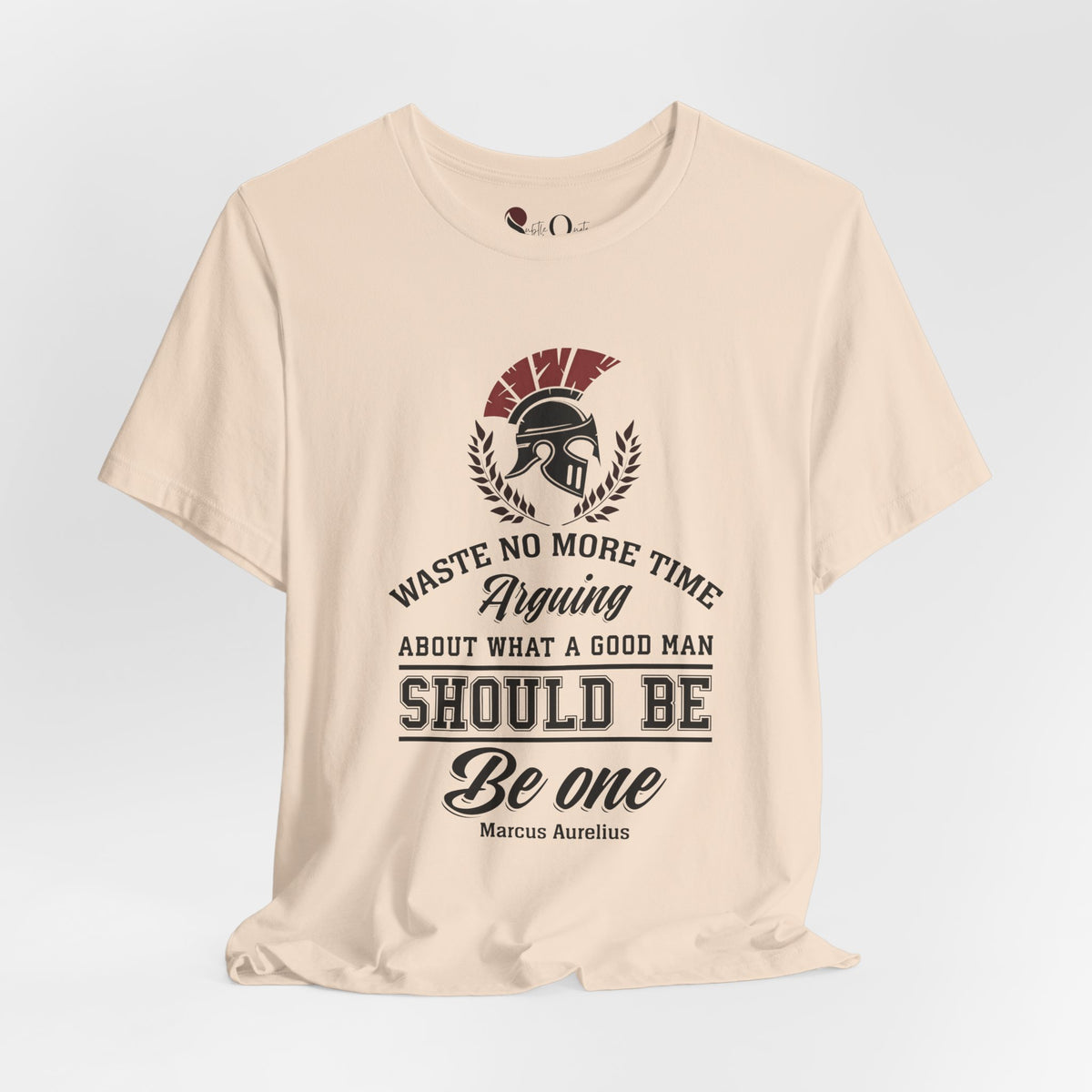 Waste No Time | Marcus Aurelius Soft Cream T-Shirt