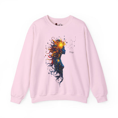 Virgo Goddess Astraea Heavy Blend™ Crewneck Sweatshirt | Zodiac Line