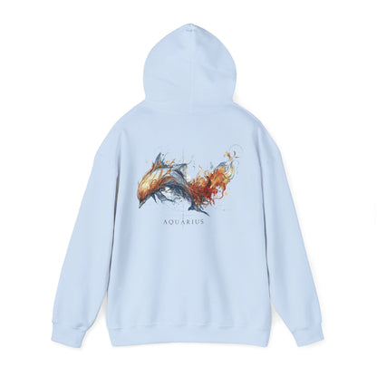 Aquarius Dolphin Zodiac Hoodie