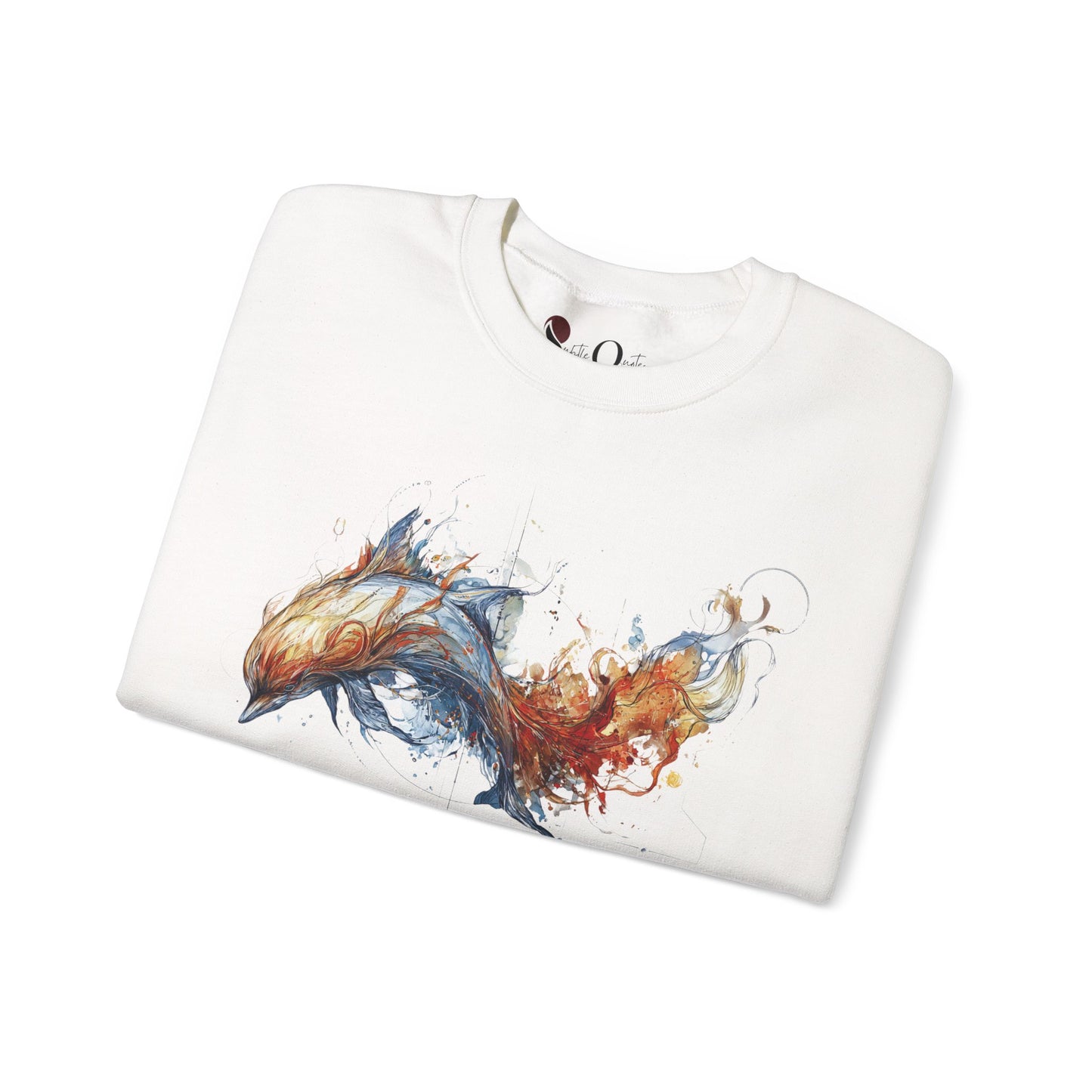 Aquarius Dolphin Heavy Blend™ Crewneck Sweatshirt | Zodiac Line