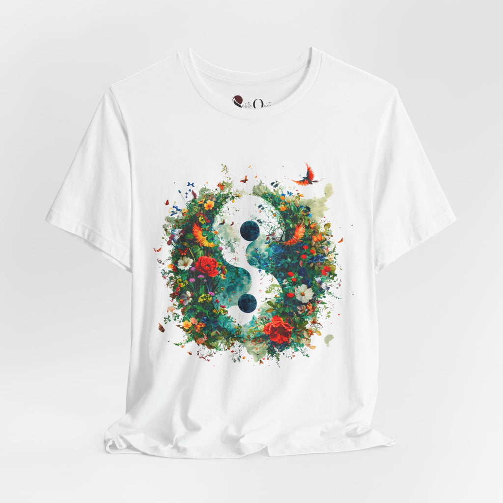 Harmony in Bloom White T-Shirt