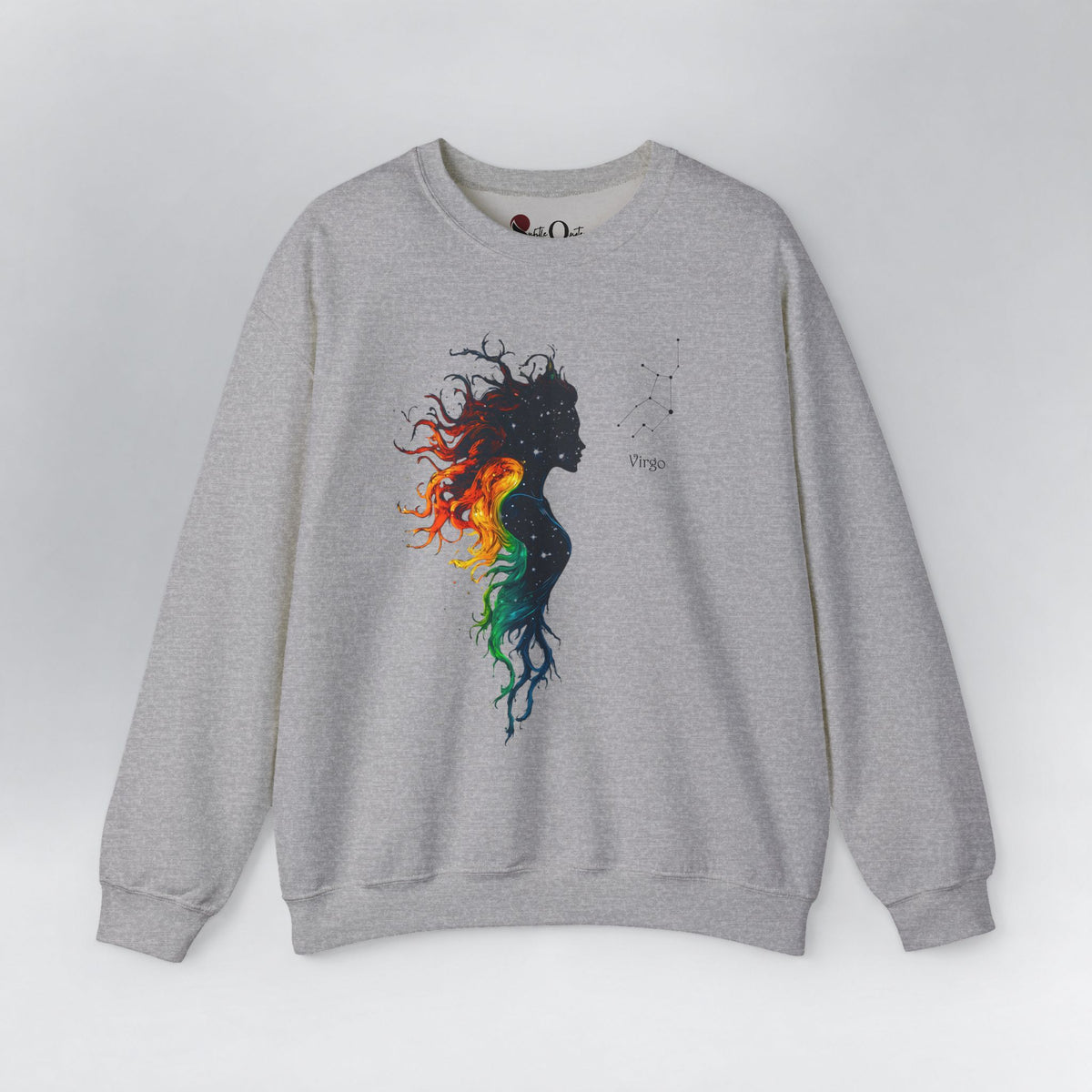 Virgo Zodiac Sweatshirt Sport Grey Sweatshirt