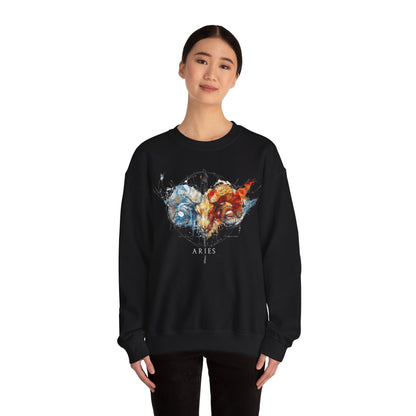 Aries Ram Heavy Blend™ Crewneck Sweatshirt | Zodiac Line