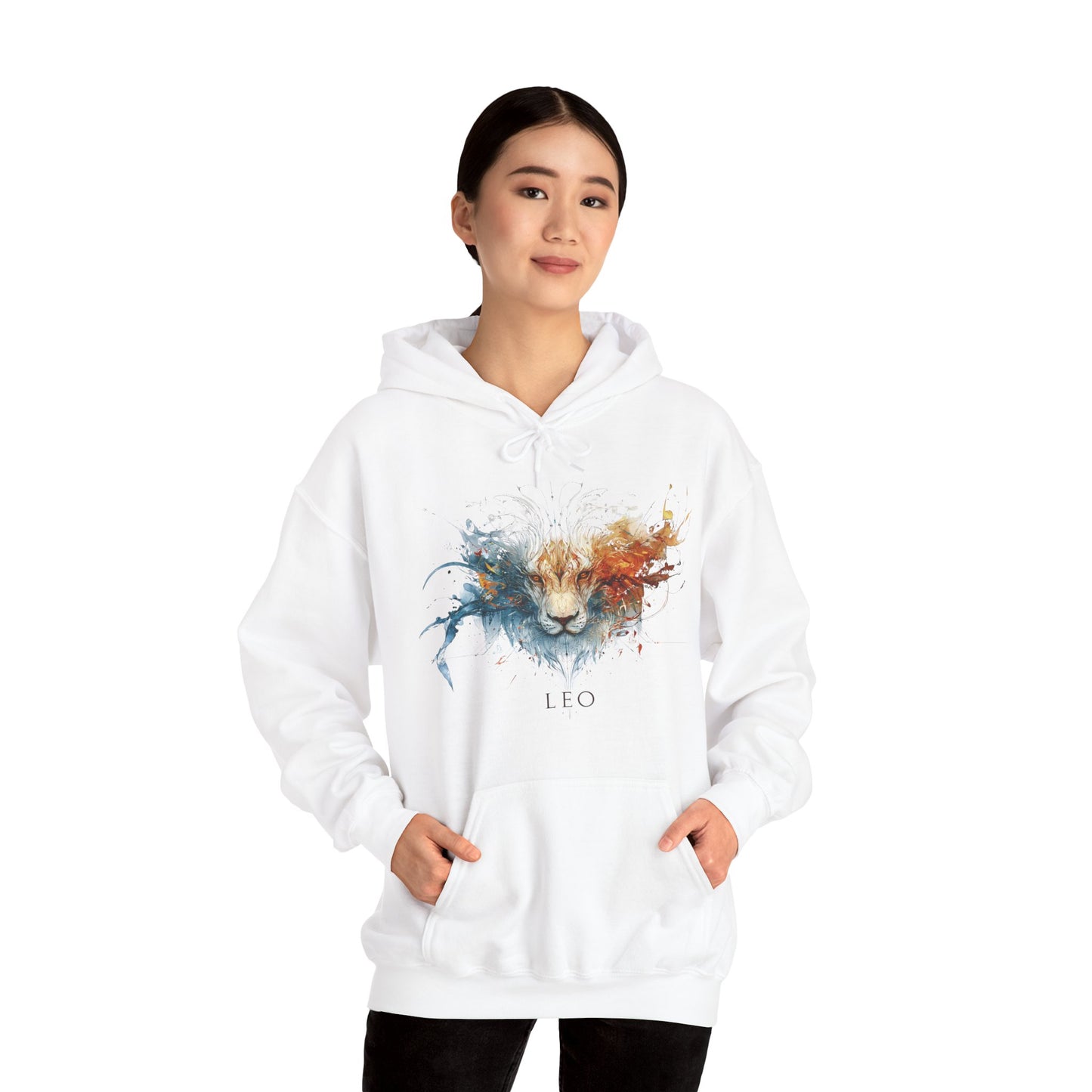 Leo Lion Heavy Blend™ Hoodie  | Zodiac Line