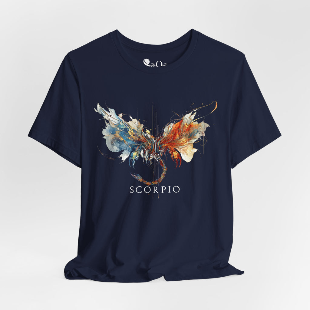 Scorpio Scorpion Zodiac T-Shirt Navy T-Shirt