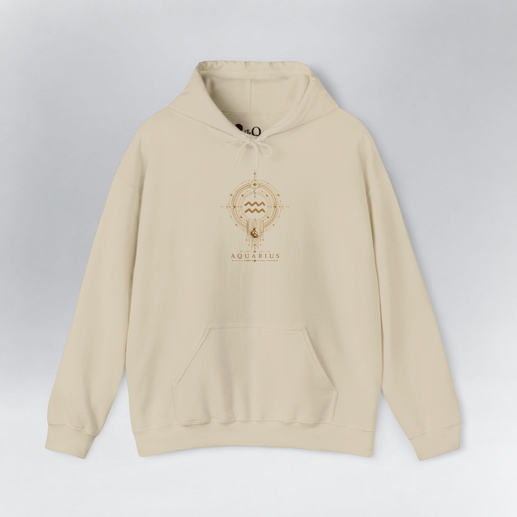 Aquarius Medallion Zodiac Hoodie
