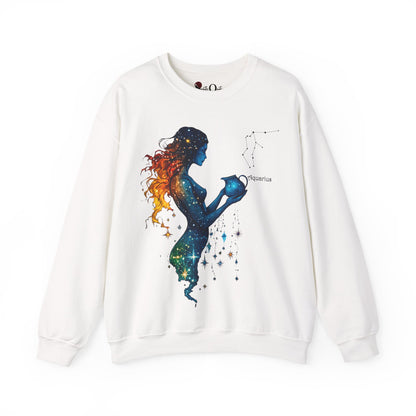 Aquarius Heavy Blend™ Crewneck Sweatshirt | Zodiac Line