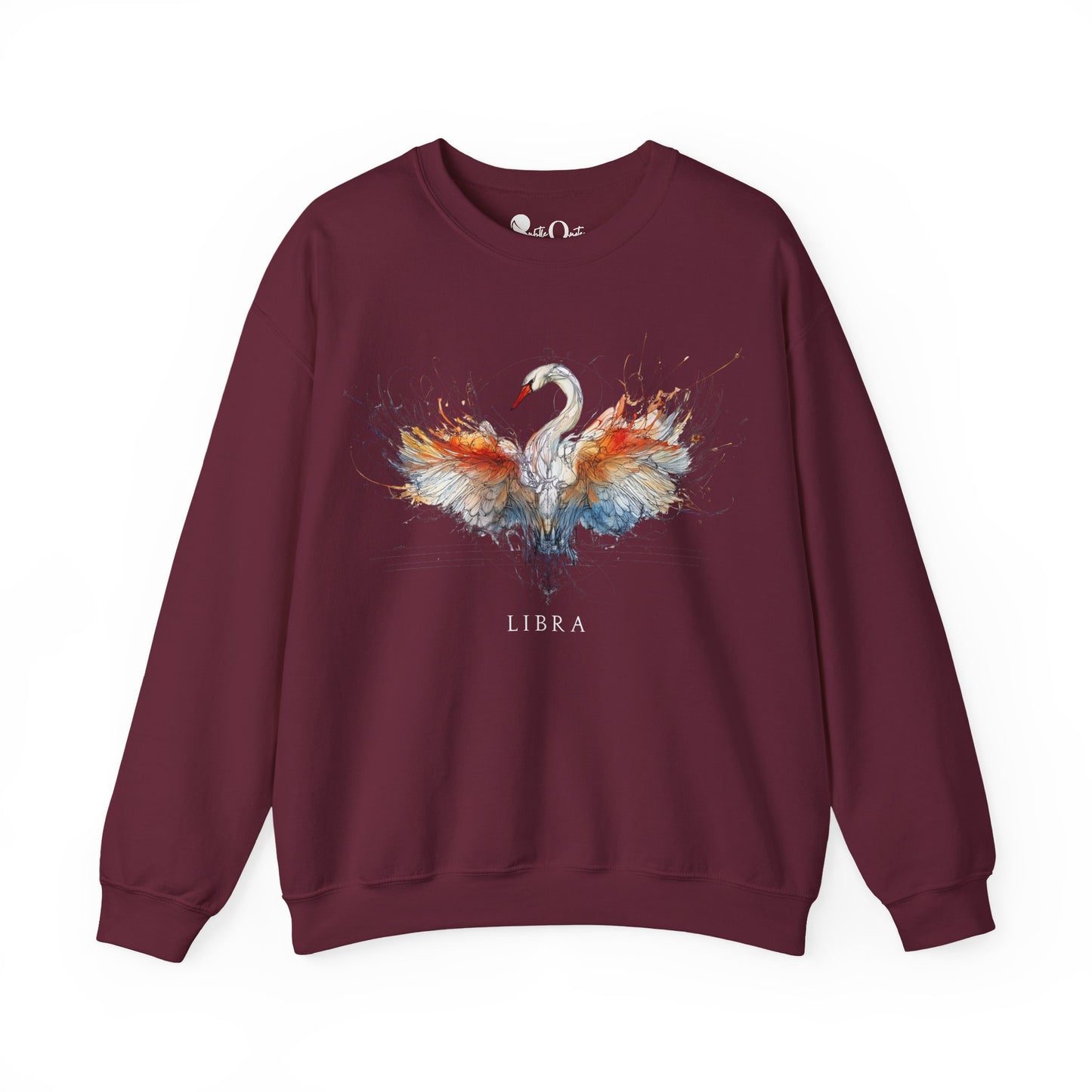 Libra Swan Heavy Blend™ Crewneck Sweatshirt | Zodiac Line