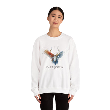 Capricorn Ibex Heavy Blend™ Crewneck Sweatshirt | Zodiac Line
