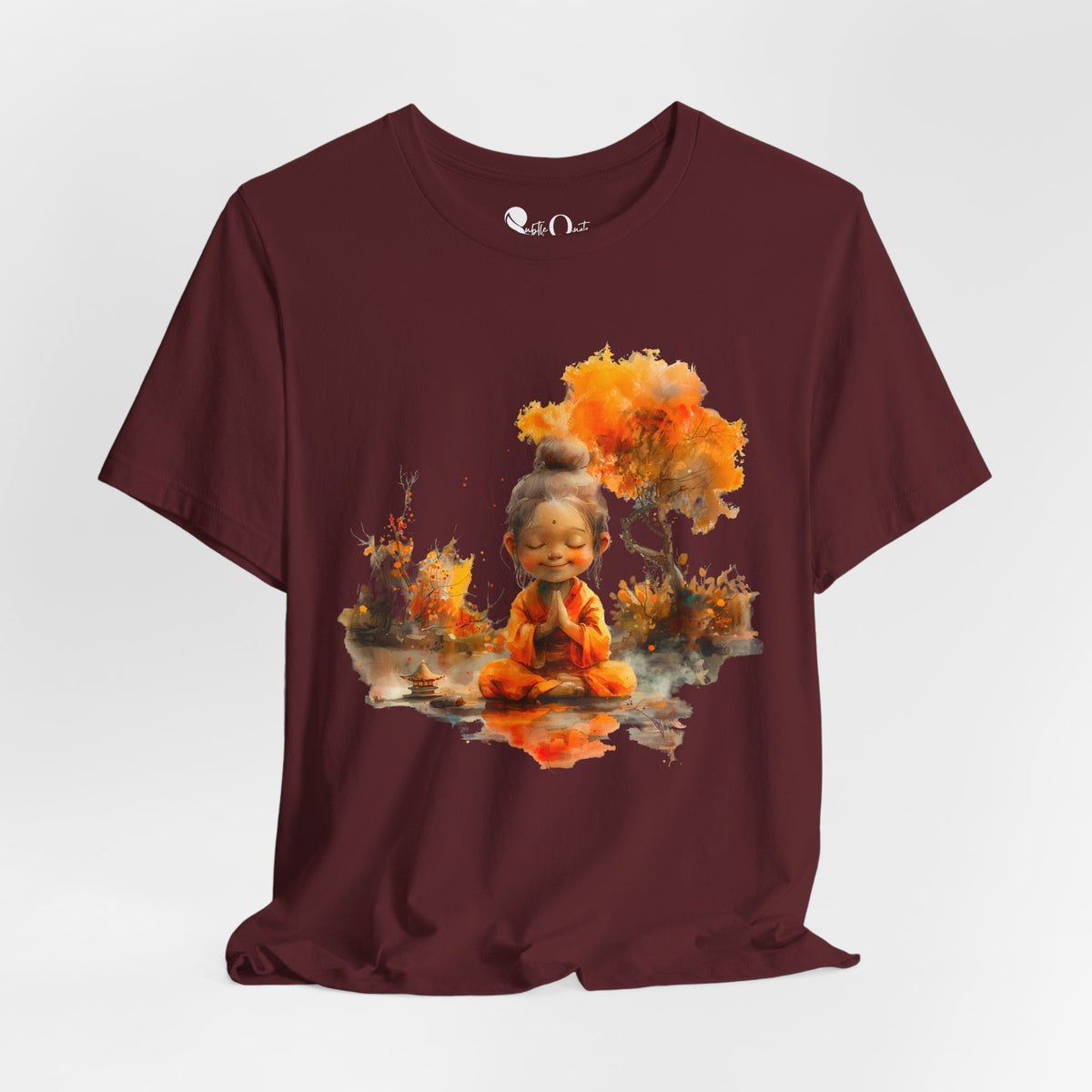 Little Zen Maroon T-Shirt